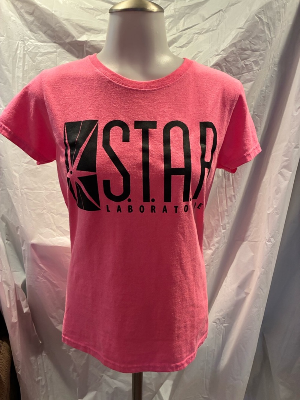 Hot Pink STAR Laboratories Graphic Tee